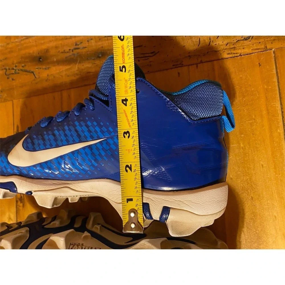 Nike Youth Alpha Menace 2 Shark Football Cleats Blue Unisex‎ Kids 5.5Y Blue GC